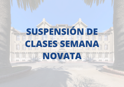 Suspensión semana novata